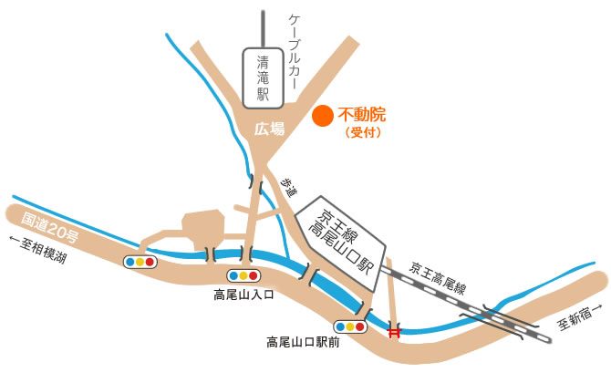不動院案内図